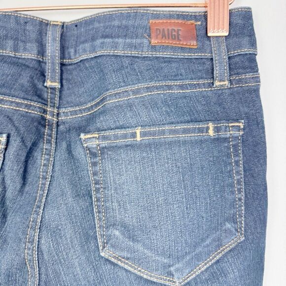 PAIGE | Verdugo Skinny Jeans Zipper Ankles in Amelia Blue Women’s Size 26 (2) - Picture 8 of 10